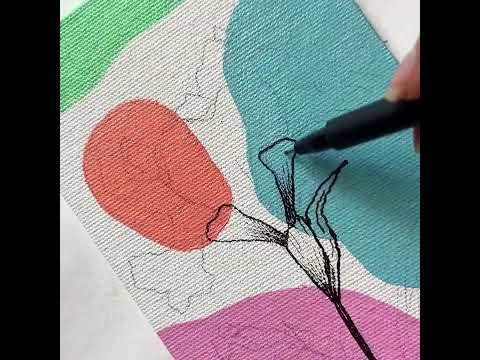 Easy Flower Drawing Tutorial #viral #youtubeshorts #SheebaArts