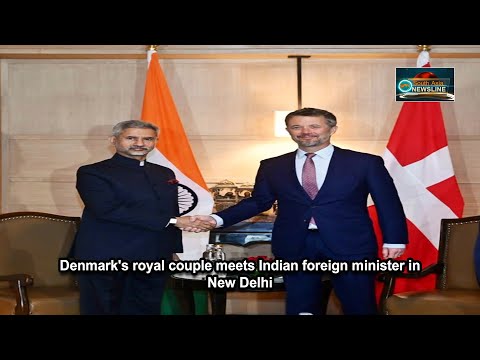 Denmark's royal couple meets Indian foreign minister in New Delhi