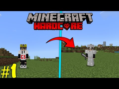 MINECRAFT HARDCORE SURVIVAL SERIES EP1 (HINDI GAMEPLAY)