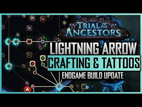 Best Tattoos & Bow Craft for Lightning Arrow - Build Update PoE 3.22