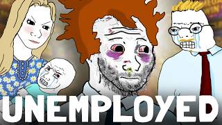 LIFE OF AN UNEMPLOYED DAD (WOJAK DOOMER MEME)