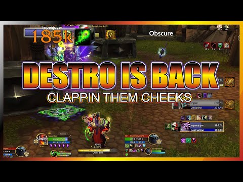 Destruction Warlock INSANE after buffs! / 10.0.7 WoW Dragonflight Arena