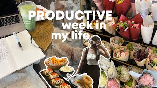 PRODUCTIVE study vlog 🌸 | daily ootds with ZALORA, med school interviews, trying to be THAT girl