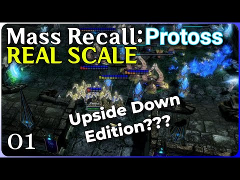 Starcraft: Mass Recall: Real Scale! - Protoss pt 1!