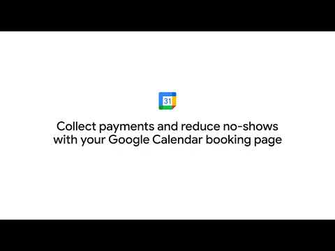 Collect payments and reduce no-shows with your Google Calendar booking page.