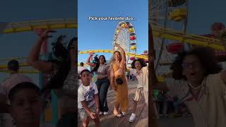 The Beverly Halls take the Santa Monica Pier 🎡 #shorts #family #chaos