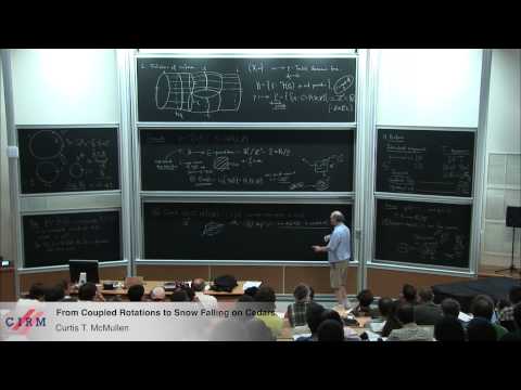 Curtis T. McMullen: Coupled rotations and snow falling on cedars