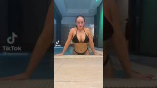 Best tits vide ever pool #tiktok #pool #bikini #shorts