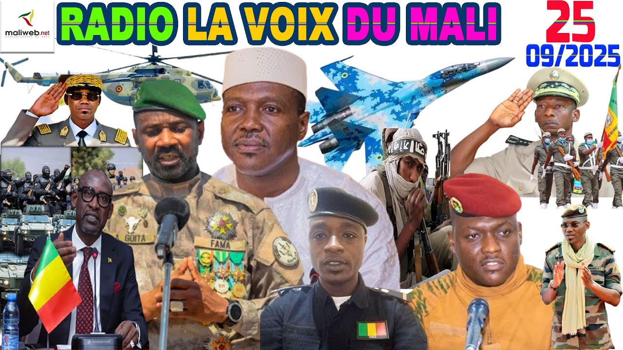 La Revue de Presse de la RADIO LA VOIX DU MALI du 25 Septembre 2025