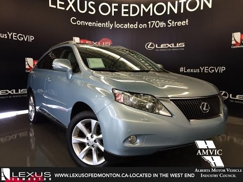 Used Blue 2011 Lexus RX 350 AWD Ultra Premium In Depth Review | Slave Lake Alberta