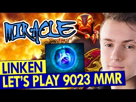 Ember Spirit with LINKEN 9023 MMR Miracle Dota2 Patch 7.00 Gameplay
