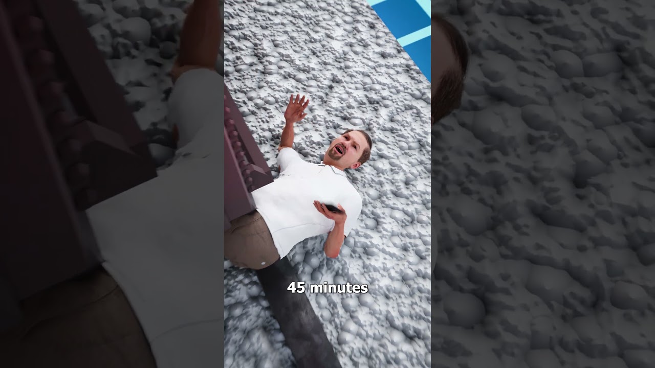 Man Nearly Cut In Half By A Train 😱