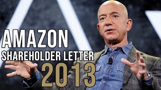 2013 - AMAZON Shareholder Letter from Founder and CEO JEFF BEZOS (AMZN)