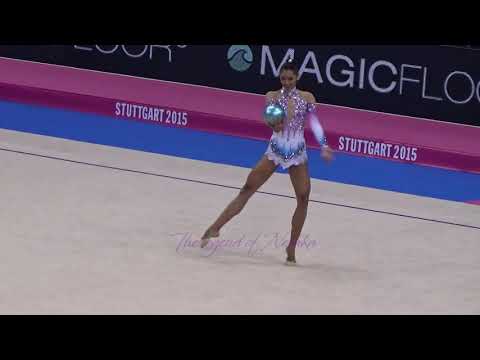 Grisbel LOPEZ ORTEGA (VEN) ball - 2015 Stuttgart worlds Qualifs