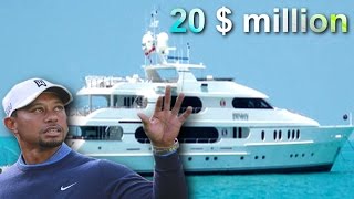 Tiger woods boat size