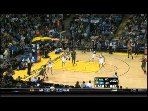 [3.16.12] Monta Ellis - 18 Points Vs Warriors (Bucks Debut) (Complete Highlights)