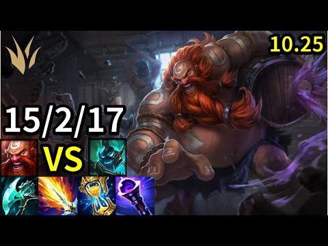 Gragas Jungle vs Hecarim - KR Master | Patch 10.25