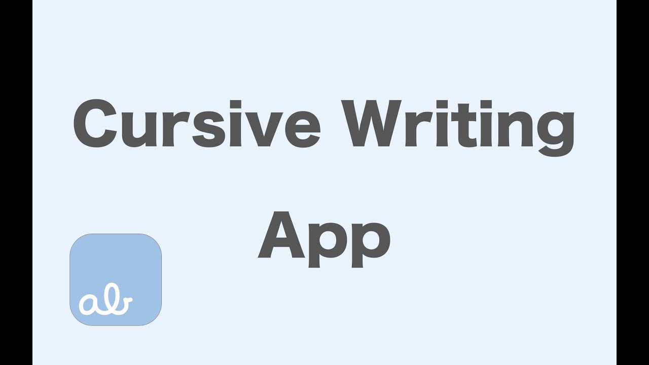 Cursive Writing App for iPhone - abCursive 3 (Learn how to write and connect handwriting letters)