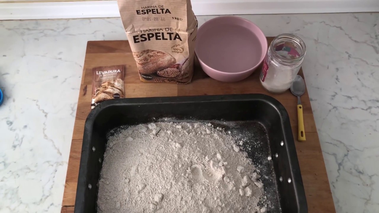 RECETA PAN DE ESPELTA 100% INTEGRAL