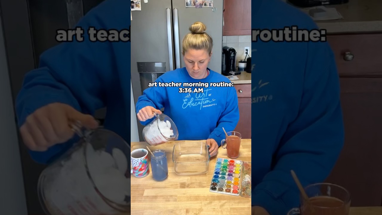 Art Teacher Morning Routine