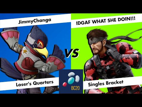 Button Check 20 - Loser's Quarters - JimmyChanga (Falco) vs IDGAF WHAT SHE DOIN!!! (Snake)