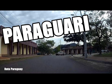 Ciudad de Paraguari - Conducir en tiempo real - Driving in Paraguay