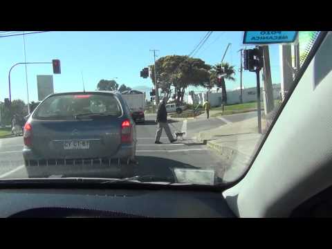 Beginning of the drive from Reñaca to La Serena (Chile)