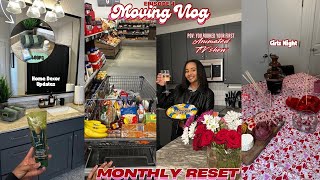 MOVING VLOG EP. 4 | Monthly Reset | Home Decor | Grocery Shopping + Self Care