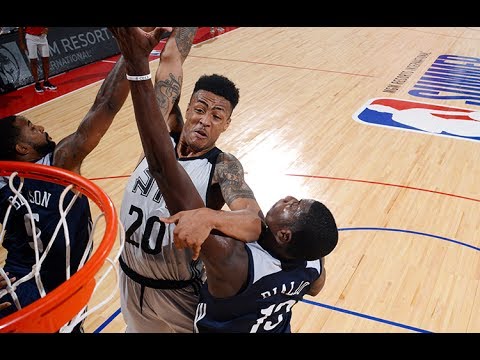John Collins Poster Dunk On Two Defenders | 2017 NBA Summer League Highlights HD