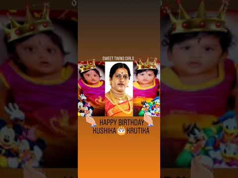 Happy birthday kushika krutika🎂💐🌹❤