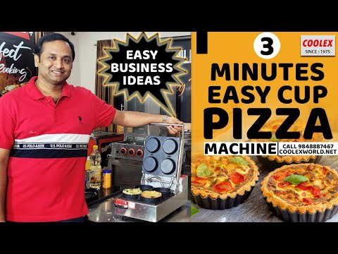3 Minutes Easy Pizza Cup Waffle Machine