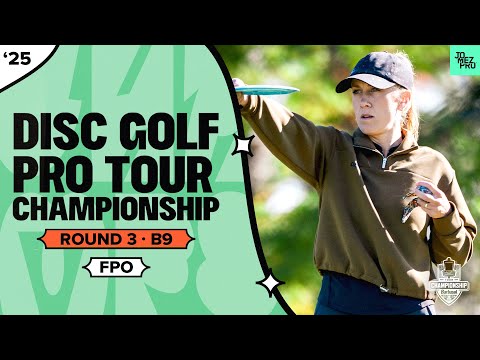 2025 DGPT Championship | FPO R3B9 | Saarinen, Handley, Gannon, Pierce | Jomez Disc Golf