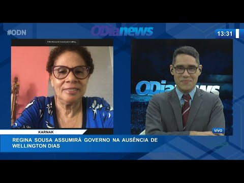 Regina Sousa assumirá Governo durante ausência de Wellington Dias 10 02 2021