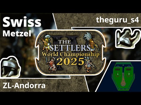 [EN+DE] ZL-Andorra vs theguru_s4 | Swiss Stage 3:0 | The Settlers IV World Championship 2025