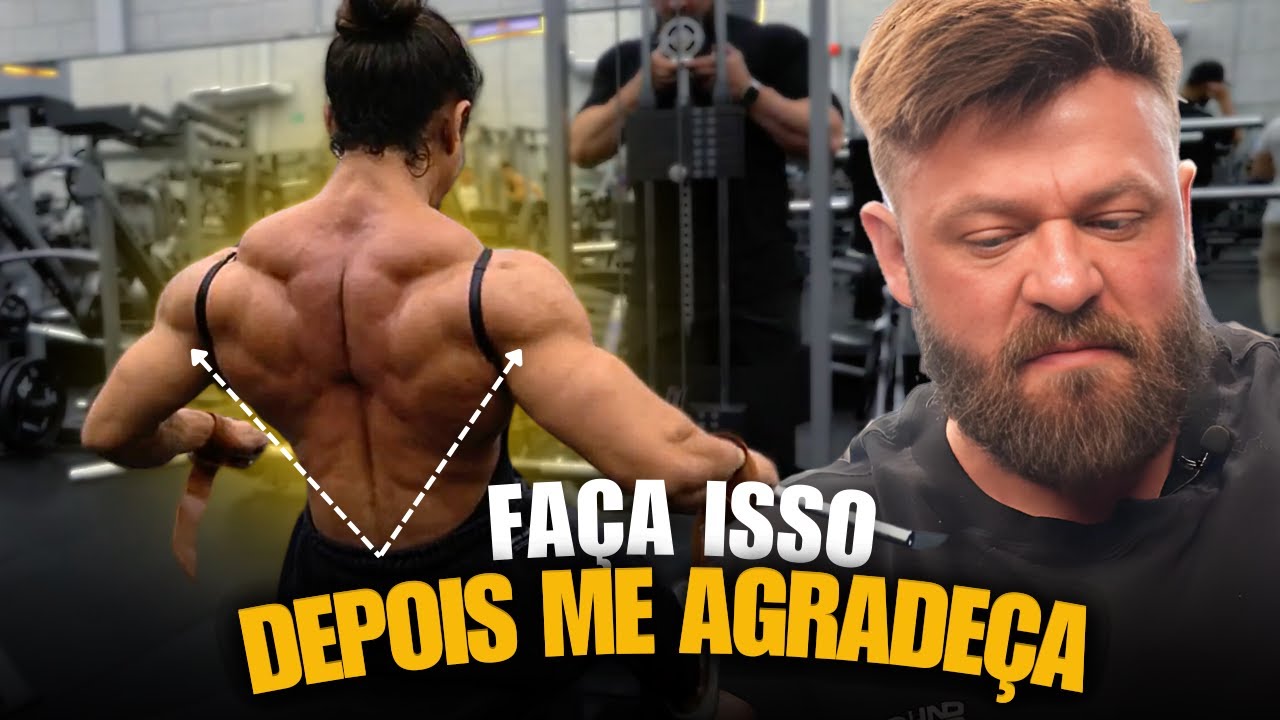 NOVA TÉCNICA DE DORSAIS PARA CRESCER SUAS COSTAS