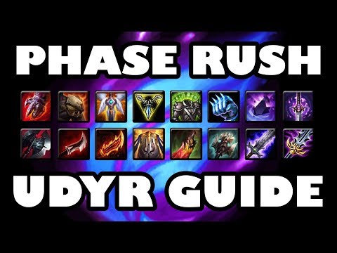PHASE RUSH UDYR 101 | Item Comparisons and Build Options [8.16]