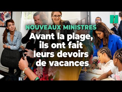 Après le remaniement et avant leurs vacances, les nouveaux ministres ont investi les médias