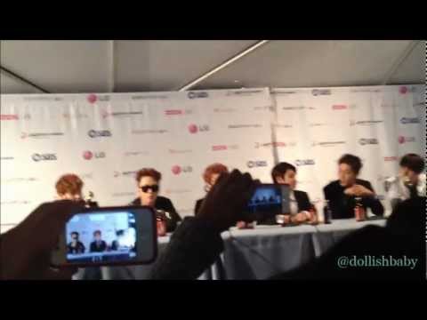 [fancam] BEAST fanmeeting at SBS KPOP SUPER CONCERT 121110