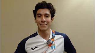 Junior Enríquez se refiere al partido que le dio la medalla de oro