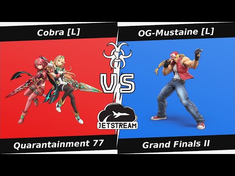 Quarantainment 77 Grand Finals II - Cobra [L] (Pyra) Vs OG-Mustaine [L] (Terry) - SSBU
