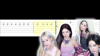 aespa - Supernova (Easy Guitar Tabs Tutorial)