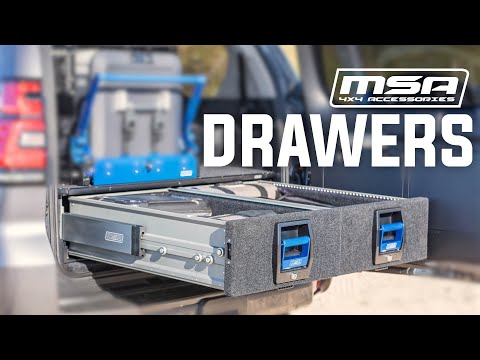 MSA 4X4 Storage Drawers | The Best Storage Solution For Your Vehicle