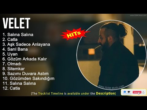 Velet 2022 MIX ~ Türkçe Pop Müzik 2022 ~ Salına Salına, Catla, Aşk Sadece Anlayana, Sarıl Bana