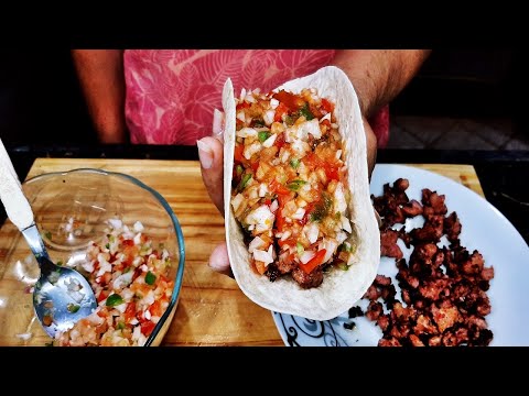 Como hacer Tacos de Chorizo - Tacos de Chorizo estilo Taquería