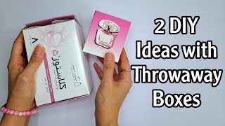 Don't Throw Away Pill or Perfume Boxes Until You See This! / easy craft ideas/ diy