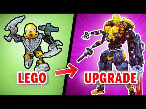 Verwenden von DEKARs LEGO-Teilen zum Bau von Bionicle MOCs