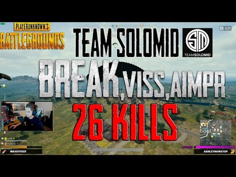 [TSM] Break, Viss, aimPR [26 kills] PUBG TOP-1