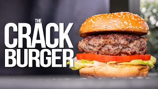 THE CRACK BURGER (MORE OR LESS ADDICTIVE THAN CRACK CHICKEN??) | SAM THE COOKING GUY