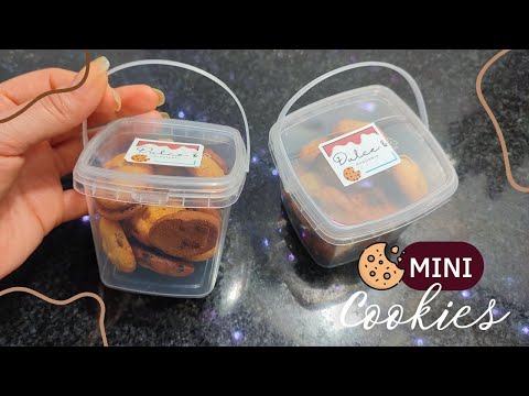 Como hacer mini cookies para vender