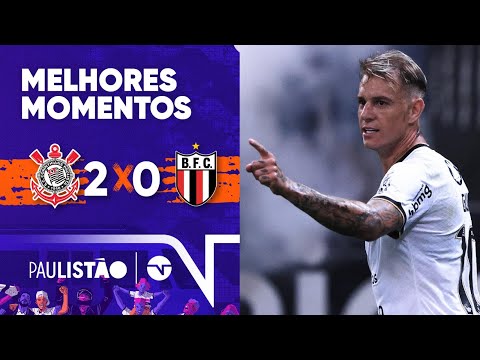 Gols e lances de Corinthians x Botafogo-SP